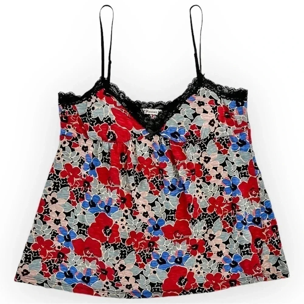 Y2K Forever 21 Babydoll Tank Top